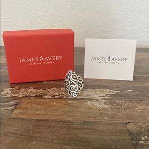 James Avery Silver Swirl Ring